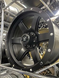 6X139.7 17 INCH OFF-ROAD WHEEL & TIRE SETS ​Vehicle Fitment: Perfect matching packages for lifted or leveled 4x4 trucks and SUVs running 6x139.7 confi