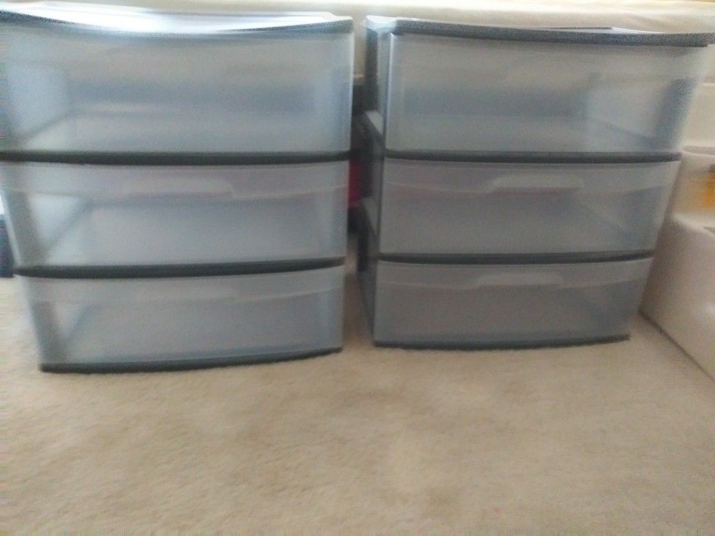 Plastic Storage Drawers TRADE or $15 each