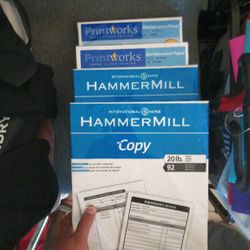 Printer Paper, Construction Paper, Cardstock, Manilla Envelopes 