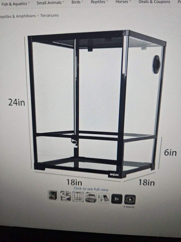 Repti Zoo Glass Terrarium NEW