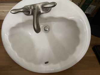 Bathroom sink with faucet $45
