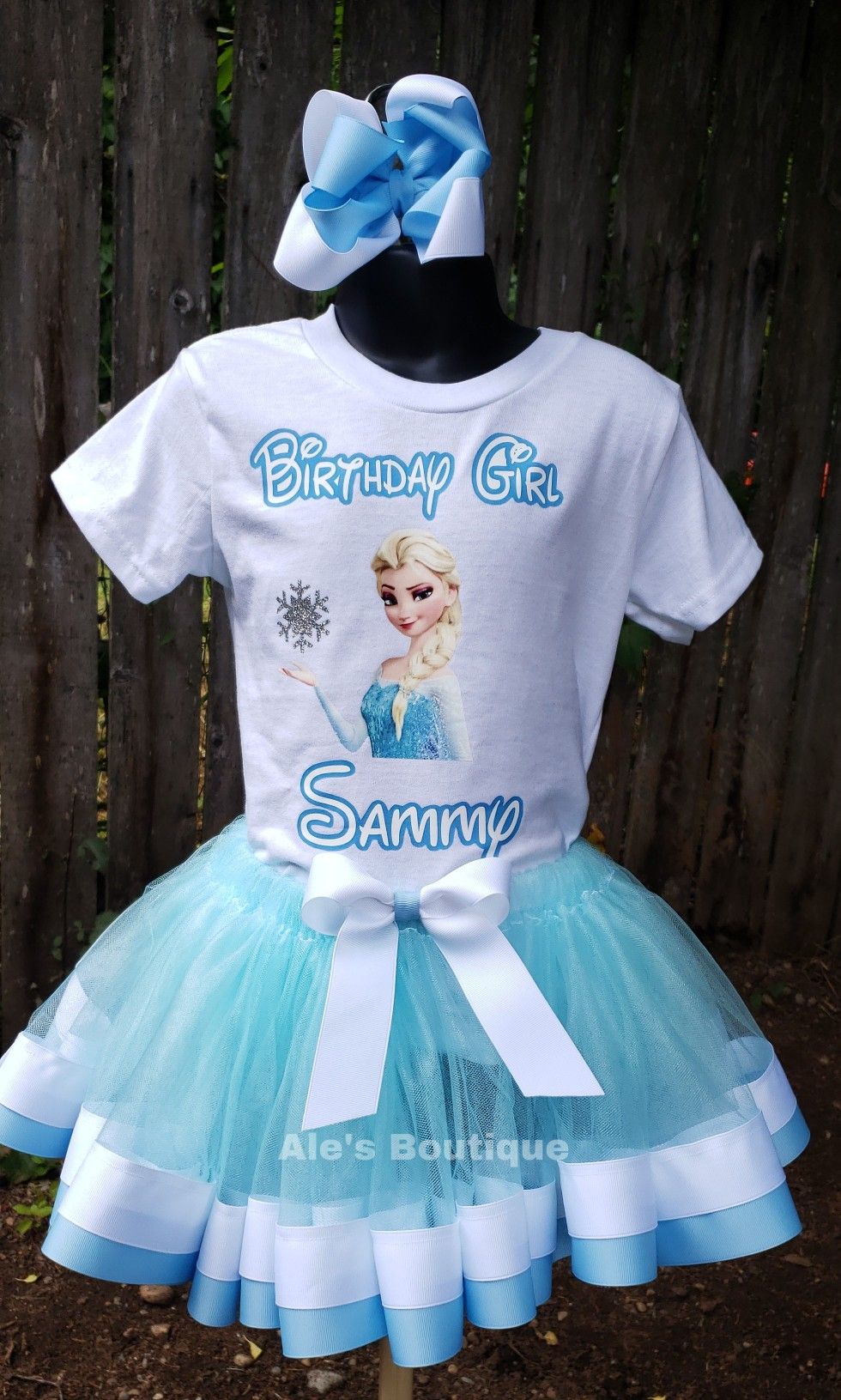 Elsa tutu outfit