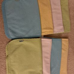 (8) Pack Of Green Sprouts Brand Burp Cloths 