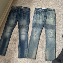 men’s express super skinny jeans size 30x30 