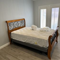 Full Size Bed Frame And Headboard And Footboard