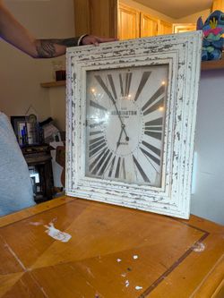 shabby chic large clock