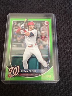 Topps Dylan Crews Washington nationals