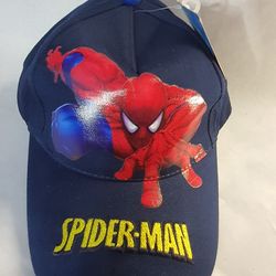 SPIDERMAN LOGO KIDS BASEBALL  HAT TODDLER 2-3X