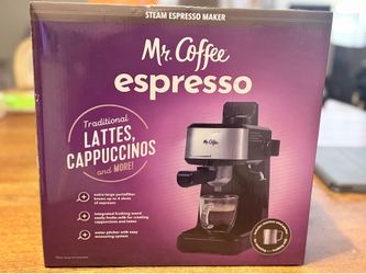 Brand New Mr. Coffee Steam Espresso & Cappuccino Maker