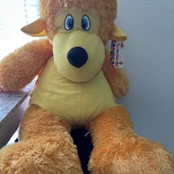 Toy Factory Orange Gorilla Monkey Plush 32” New