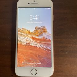 iPhone 8 256 Memory Rose Gold Color 