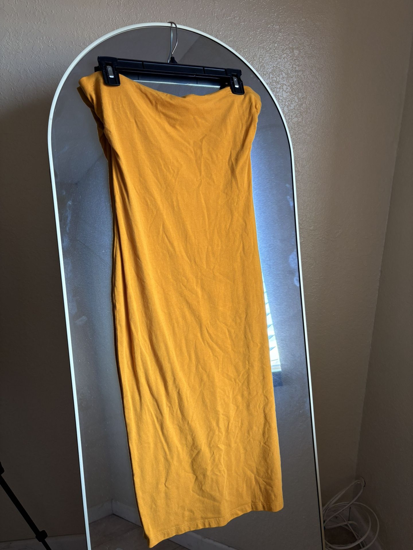 Yellow Midi Dress