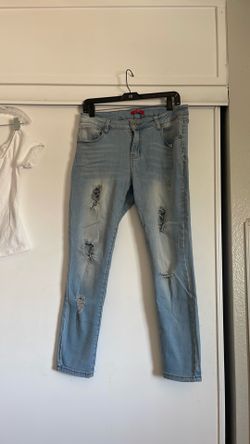 Ladies light washes denim jeans size XL stretch