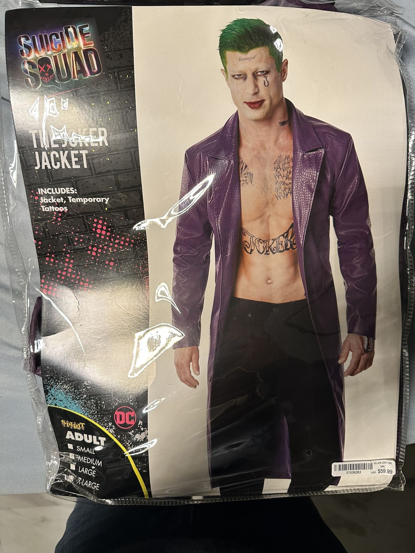 Joker Costume With Accessories Spirit Halloween