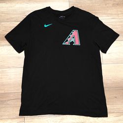 Arizona Diamondbacks MLB Corbin Carroll Black Alternate Jersey T Shirt Adult L