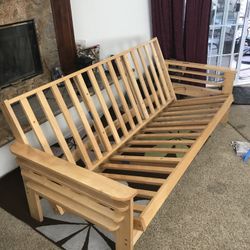 Real Wood Futon And Mattress