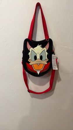 Devil Donald Duck Mini Tote Glow in the Dark “Happy Halloween”