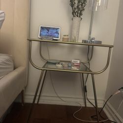 Gold West Elm Terrace Side Table