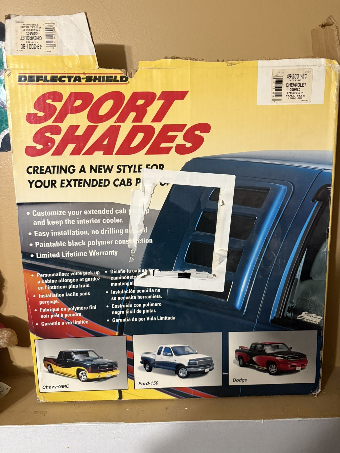 Rear Window Visors