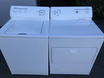 Kenmore top load washer and gas dryer combo super capacity plus
