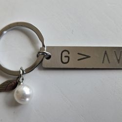 God Is Greater Than The Highs And The Lows Keychain, Smaller Or Large.