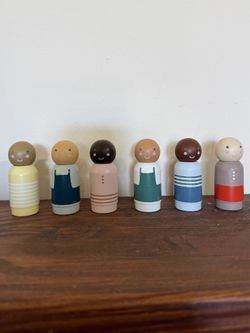 Hearth & Hand with Magnolia Wooden Peg Doll Family – Target