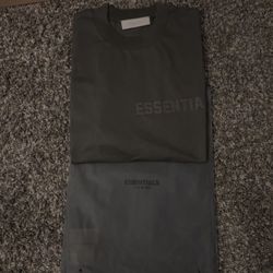 Essentials Fear Of God Tee “Off Black”