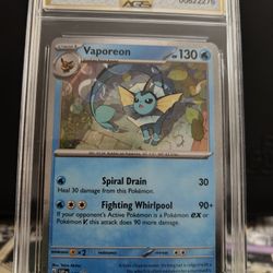 AGS GEM MT 10 Vaporeon