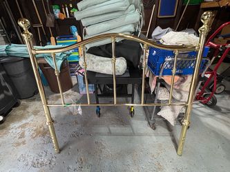 Brass Metal Bed Headboard for Full size bed frame