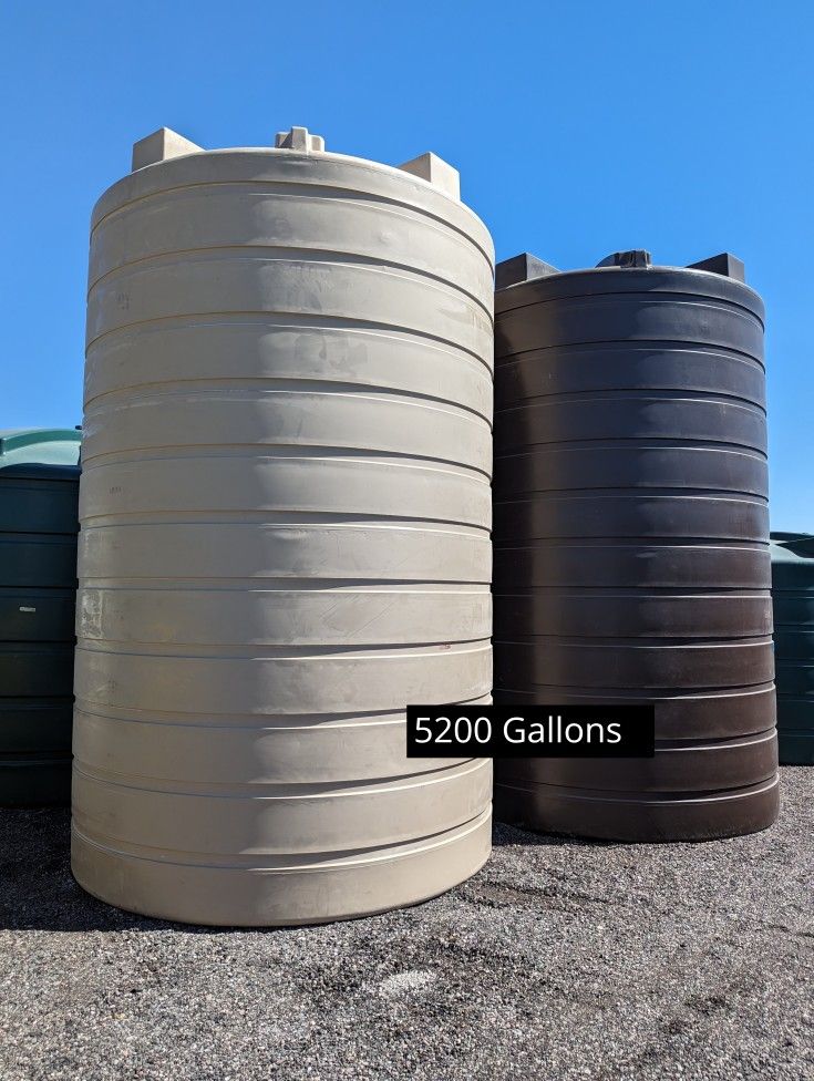 5200 Gallon Potable Water Tanks