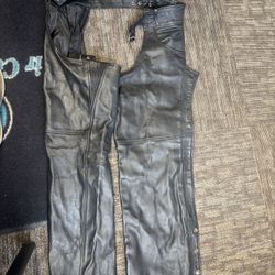 UNIK WOMENS LARGE LEARHER CHAPS