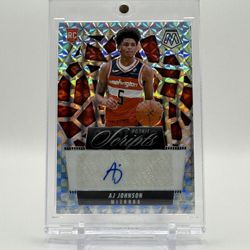 2024 Panini Mosaic AJ Johnson Auto