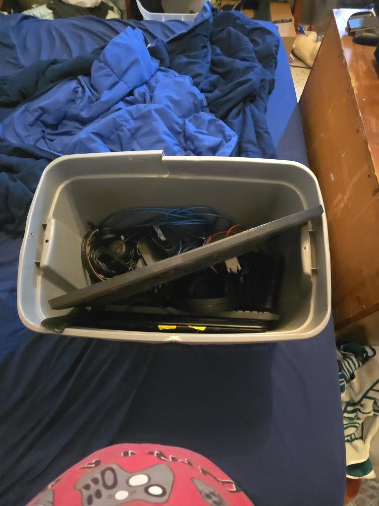 Assorted Box Of Electronics For Sale