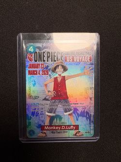 One Piece Luffy College Baskbetball Exclusive Card