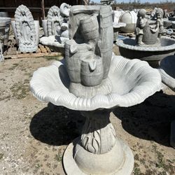 New Water Fountain Made Out Of Cement Perfect Gift 