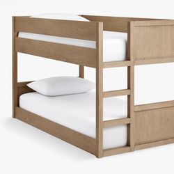 Pottery Barn Kids Camden Twin-Over-Twin Low Bunk Bed