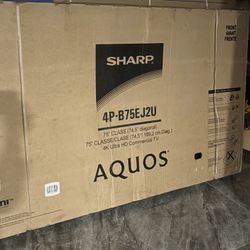 Aquos 75” TV 