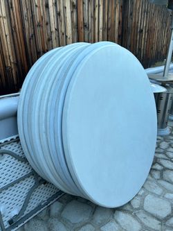 For Sale: 60 Inch Plastic Round Folding Tables