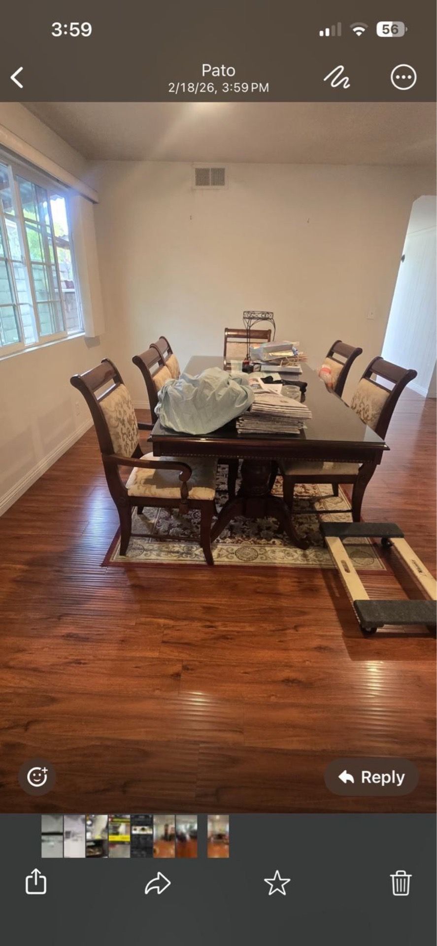 Mesa de madera