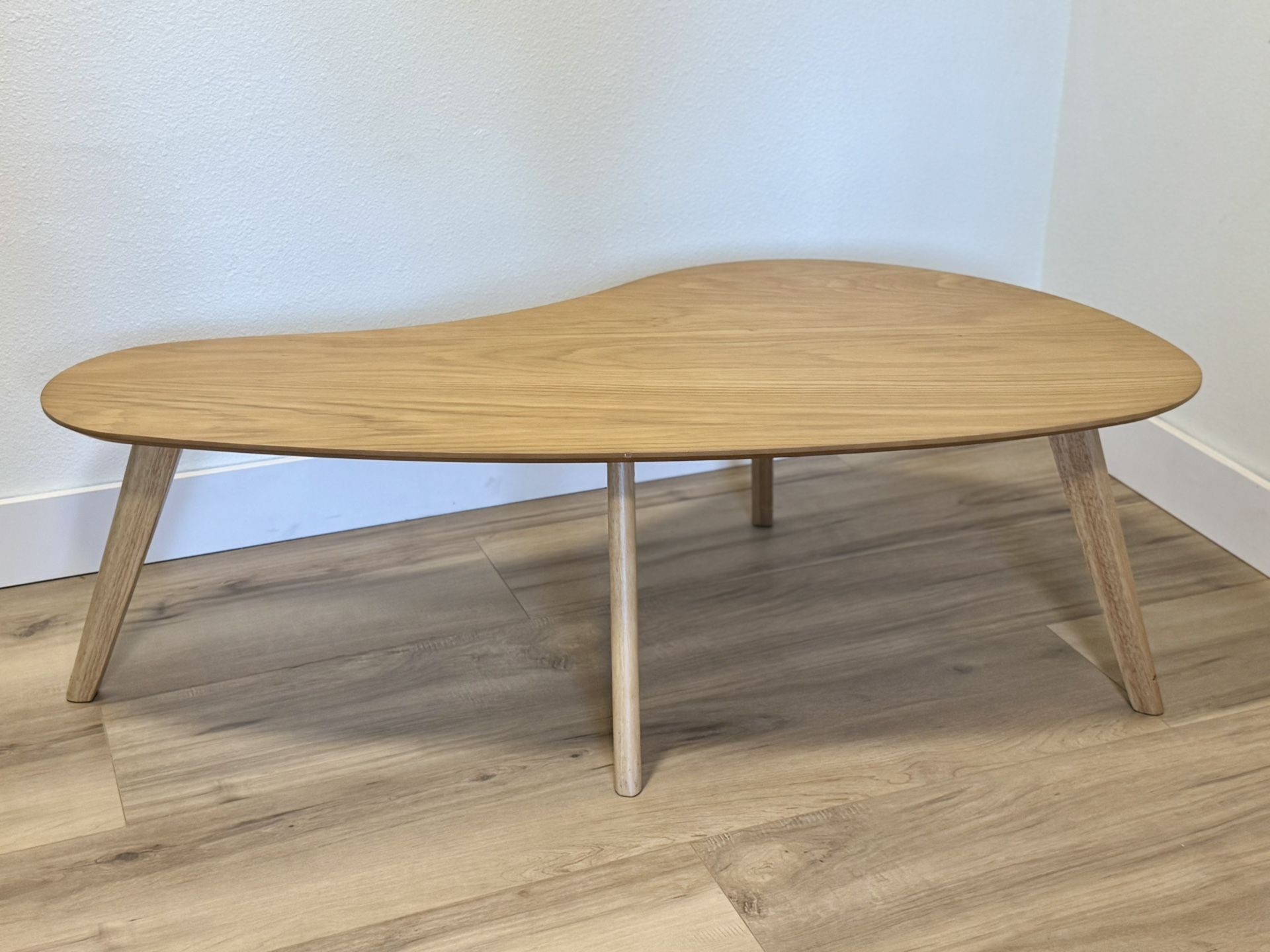 Mid-century Oak Wood Coffee Table