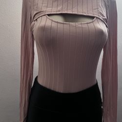 Nude Bodysuit  Top