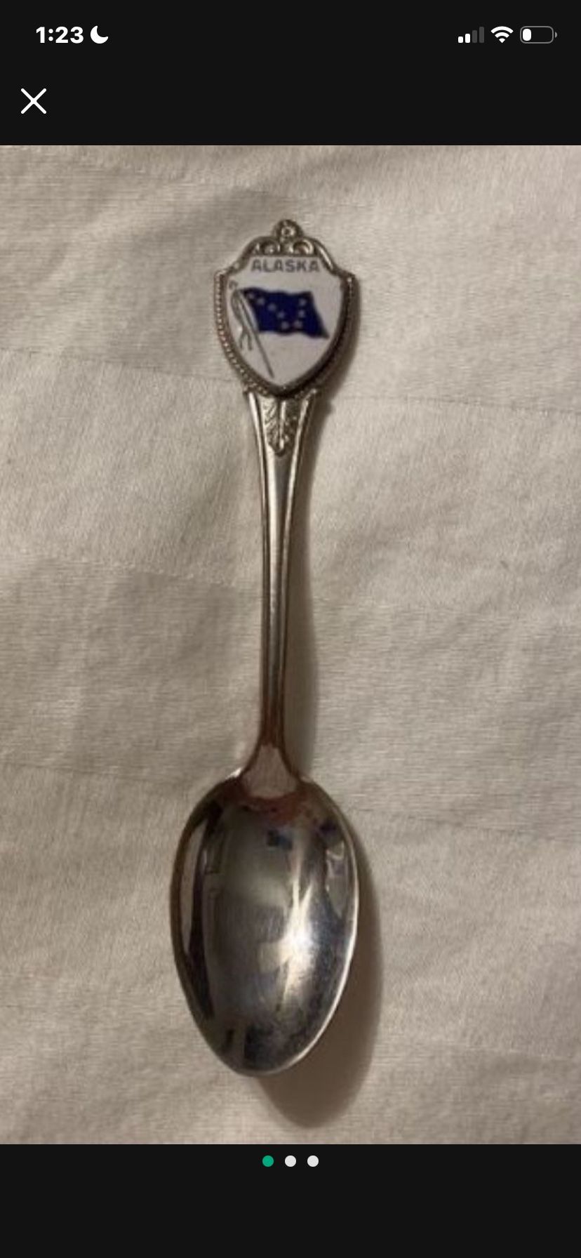 Vintage Alaska Souvenir Spoon