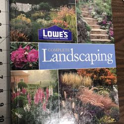 Lowe’s landscaping hardcover book 