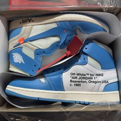 Jordan 1 High UNC Off White Size 10
