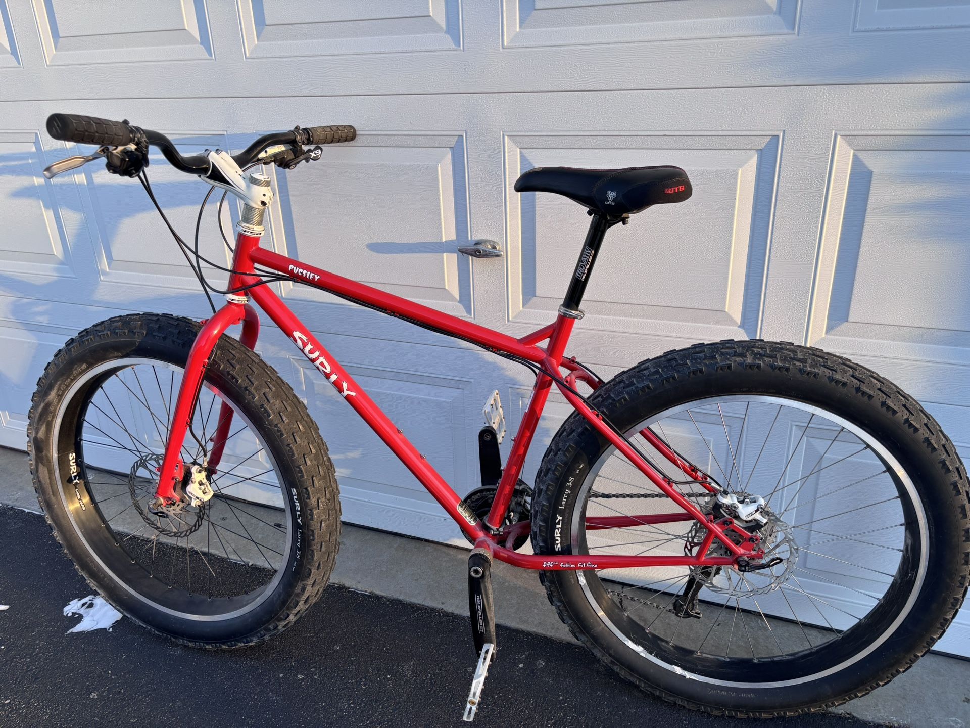 Men’s Surly Red Fat Tire Bike