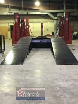 39 FEET 6 TOWERS HEAVY DUTY SEMI TRUCKS, BUS, BIG TRUCKS FRAME MACHINE