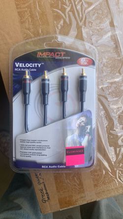 Impact acoustics rca audio cable