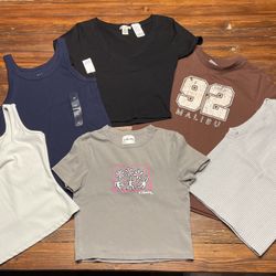 Bundle Of 6 Women’s Tops , Size XS