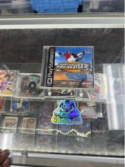 Tony Hawk Pro Skater 3 PS1 $40 Gamehogs 11am-7pm