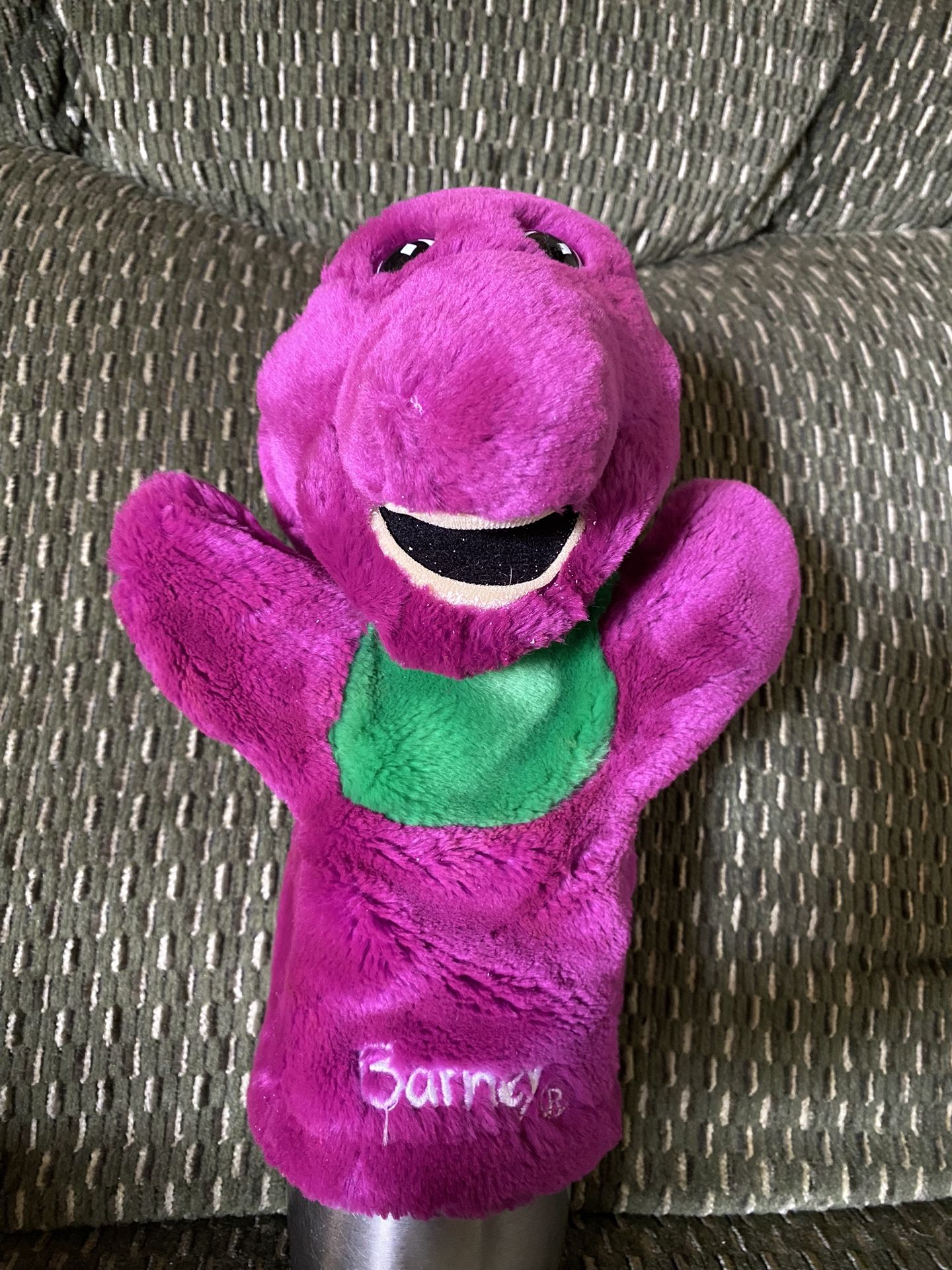 1992 Barney The Purple, Dinosaur Hand Puppet